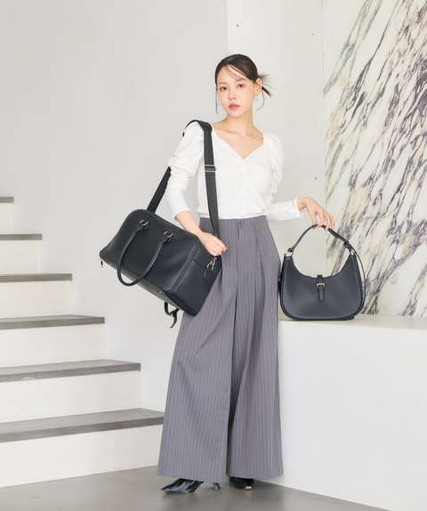 Restock】3way Shoulder Moon Bag – A'pearl(エパール) Restock】3way Shoulder Moon Bag – A'pearl(エパール)